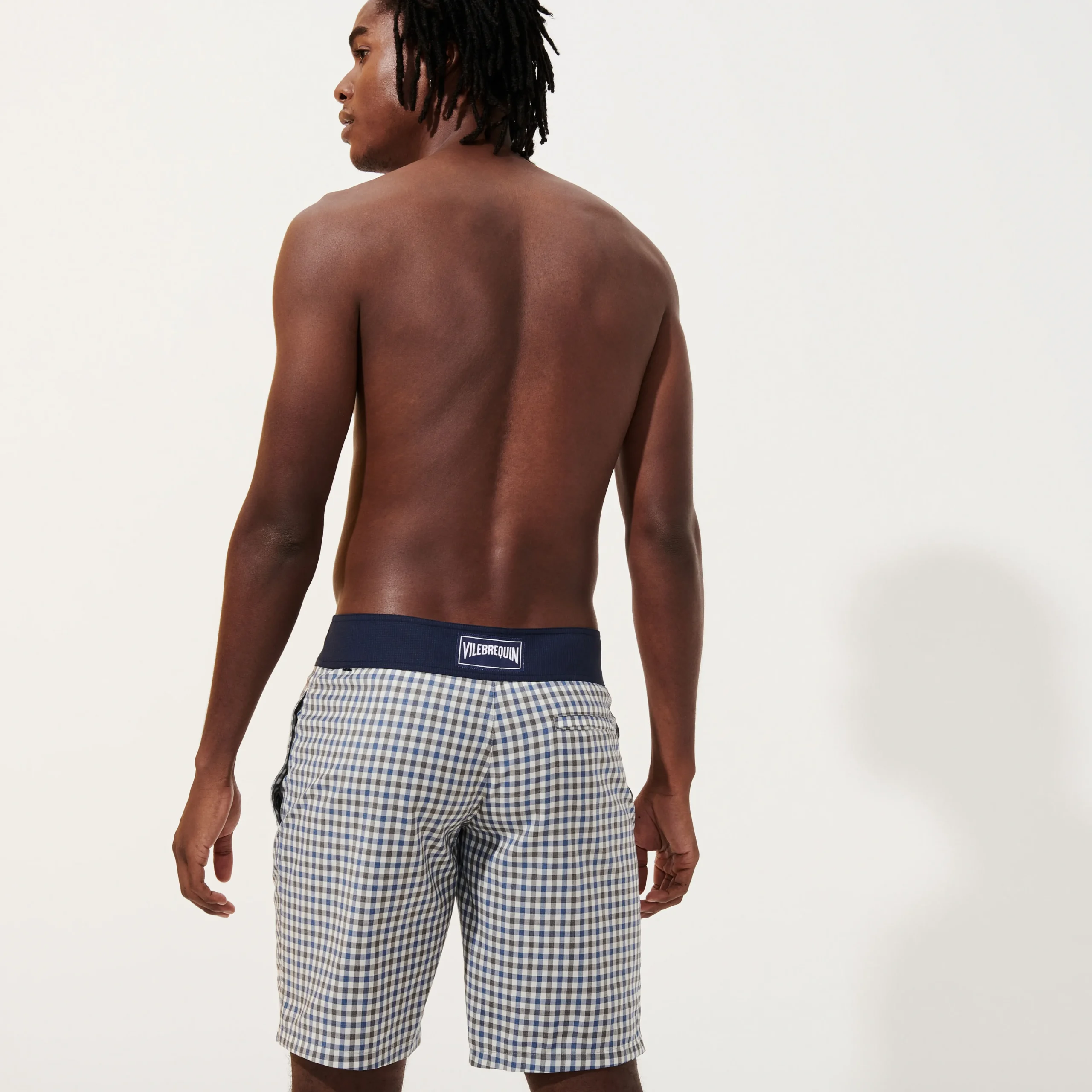 Vilebrequin Men Woolen Swim Trunks Carreaux- X The Woolmark Company*Men The Long