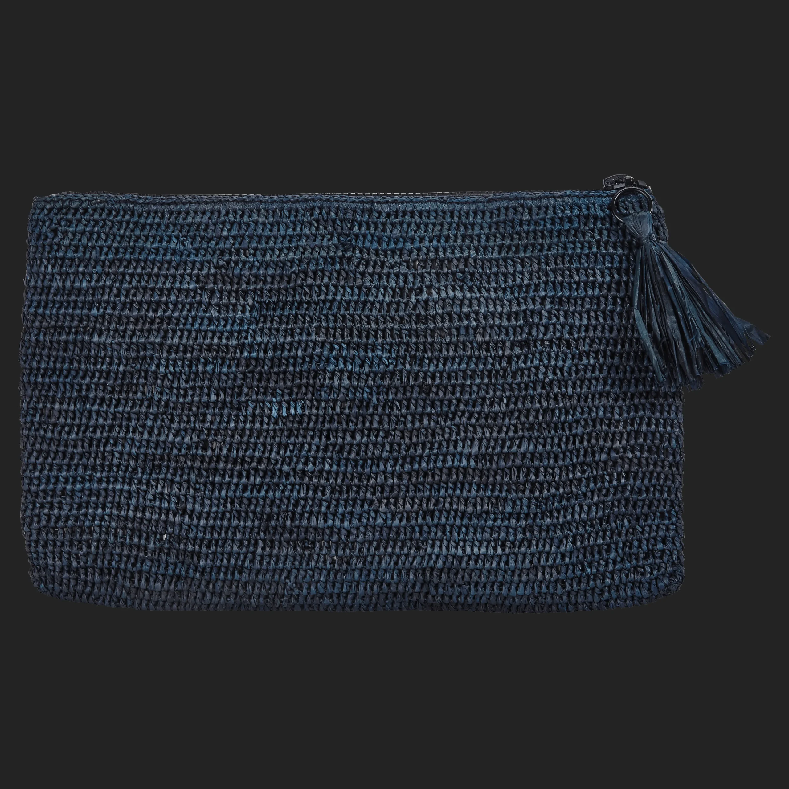Vilebrequin Raffia Unisex Beach Pouch*Men Beach Bag & Pouches