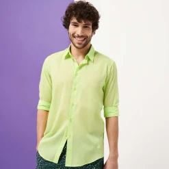 Vilebrequin Unisex Cotton Voile Light Shirt Solid*Women Shirts