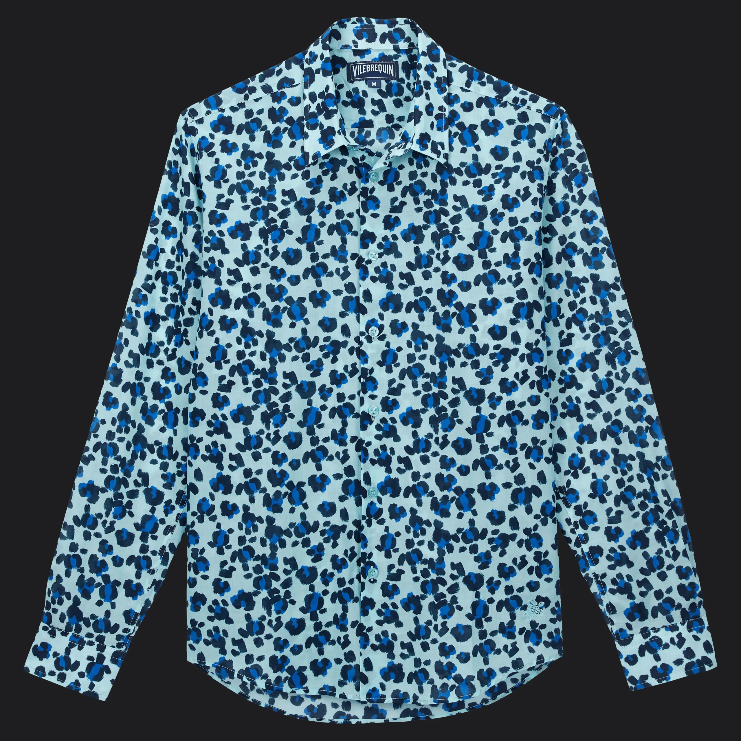 Vilebrequin Unisex Cotton Voile Lightweight Shirt Turtles Leopard*Women Shirts