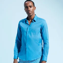 Vilebrequin Unisex Cotton Voile Lightweight Shirt Solid*Women Shirts