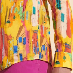 Vilebrequin Unisex Cotton Voile Lightweight Shirt Sunny Streets*Women Shirts