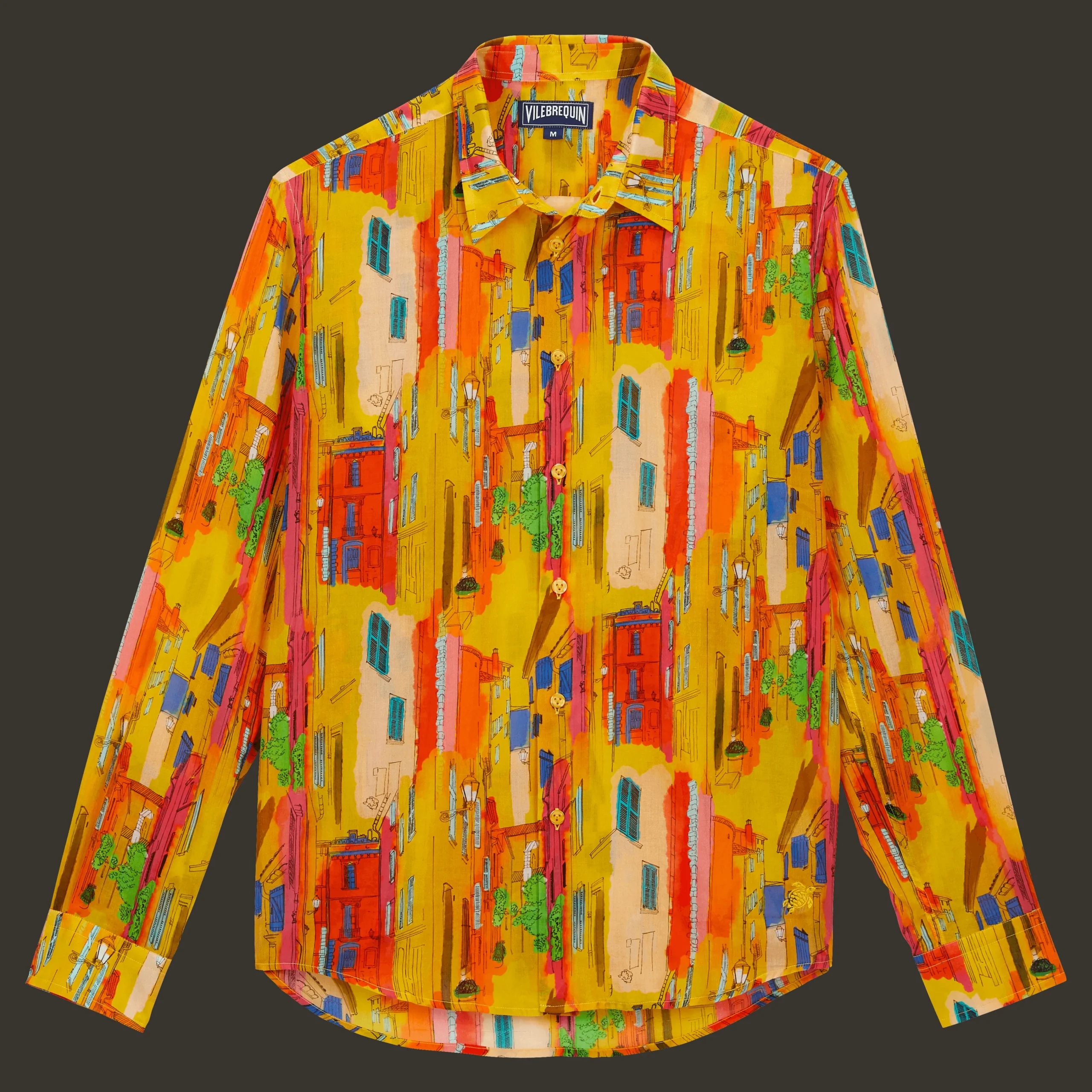 Vilebrequin Unisex Cotton Voile Lightweight Shirt Sunny Streets*Women Shirts