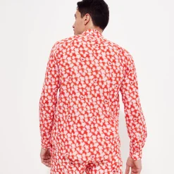 Vilebrequin Unisex Cotton Voile Summer Shirt Attrape Coeur*Men Shirts