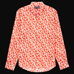 Vilebrequin Unisex Cotton Voile Summer Shirt Attrape Coeur*Men Shirts