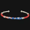 Vilebrequin Unisex Crevettes & Schrimps Silver Zanzibar Bracelet*Women Jewelry