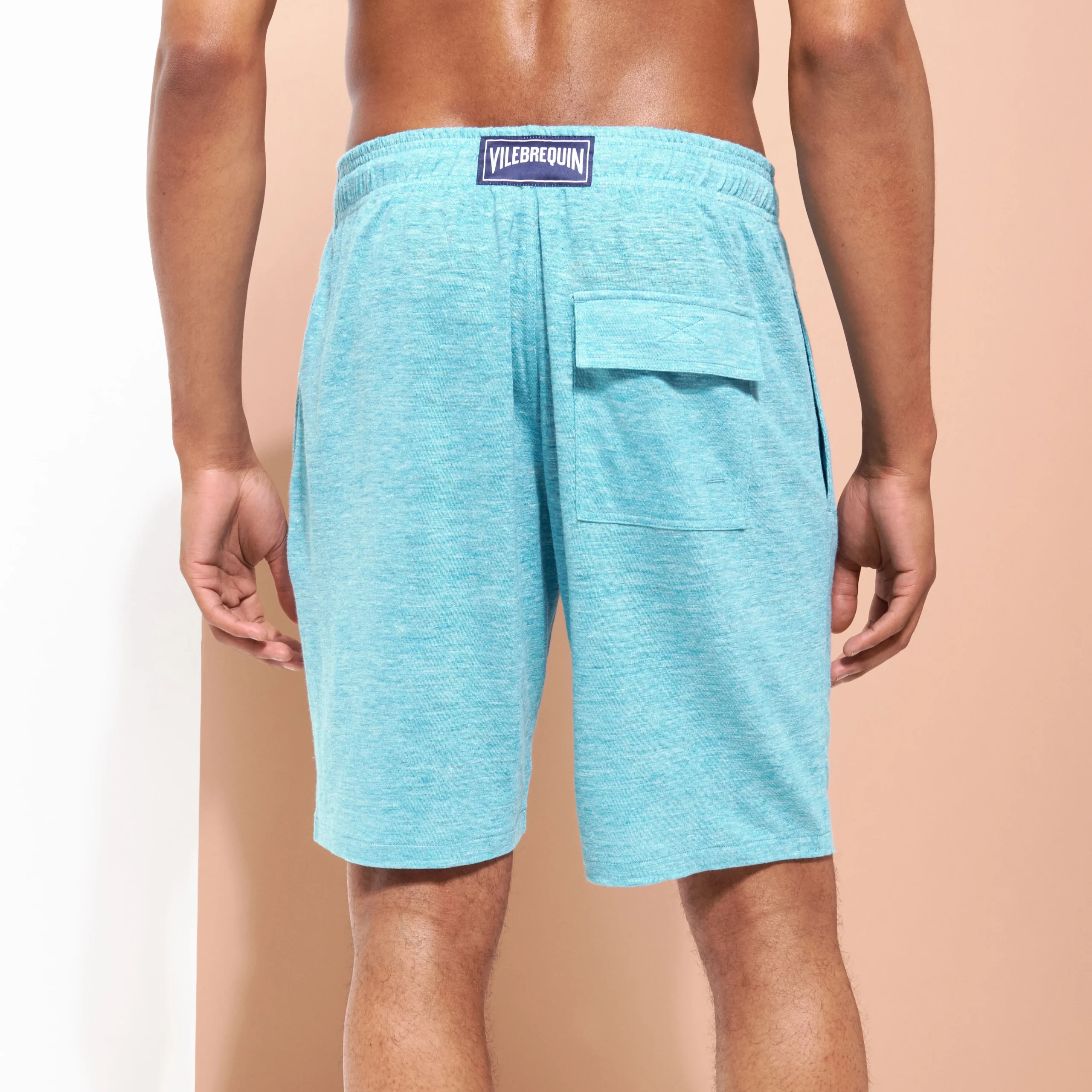 Vilebrequin Unisex Linen Bermuda Shorts Solid*Men Loungewear