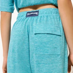 Vilebrequin Unisex Linen Bermuda Shorts Solid*Men Loungewear