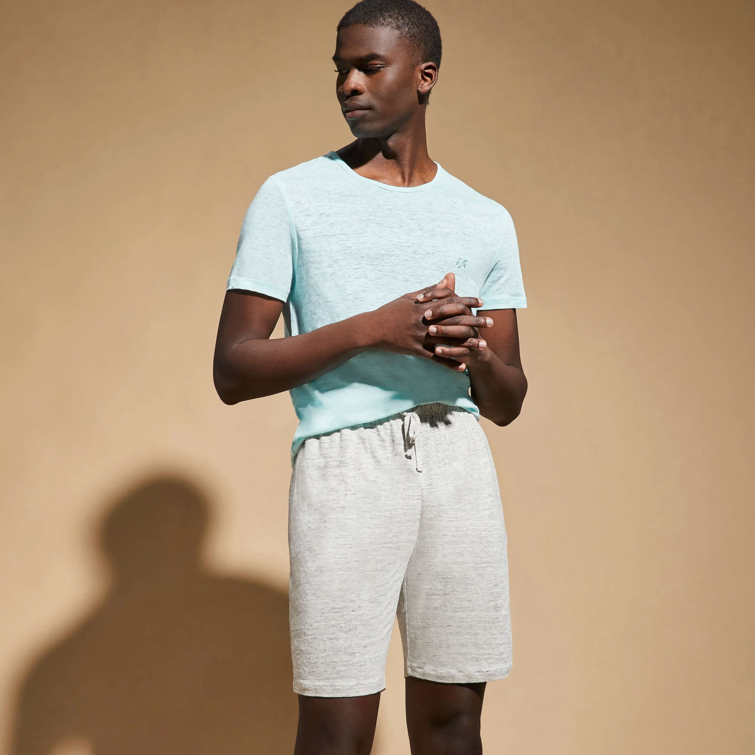 Vilebrequin Unisex Linen Bermuda Shorts Solid*Men Loungewear