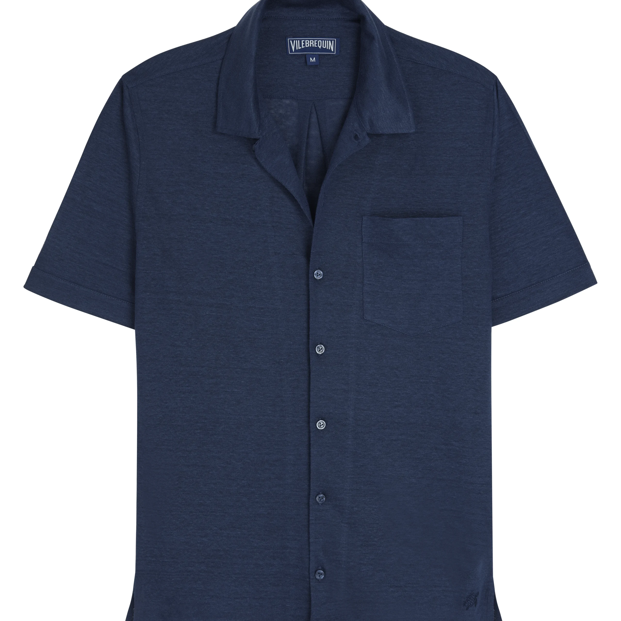 Vilebrequin Unisex Linen Bowling Shirt Solid*Women Shirts