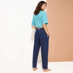 Vilebrequin Unisex Linen Pants Solid*Women Pants