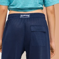 Vilebrequin Unisex Linen Pants Solid*Women Pants