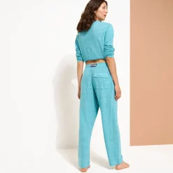 Vilebrequin Unisex Linen Pants Solid*Women Pants
