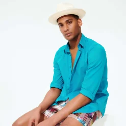 Vilebrequin Unisex Natural Straw Panama Hat Solid*Men Hats
