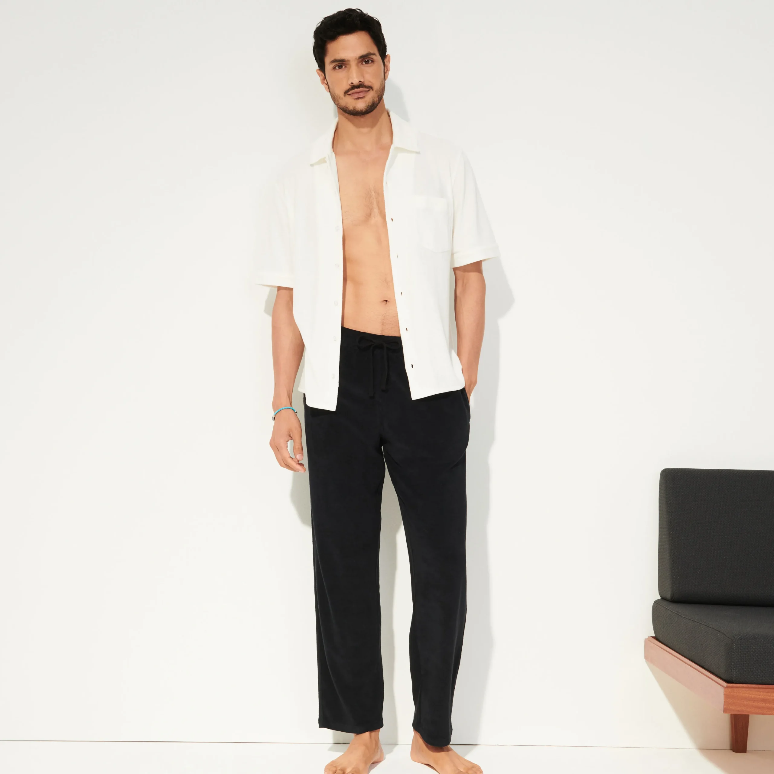 Vilebrequin Unisex Terry Bowling Shirt Solid*Men Loungewear