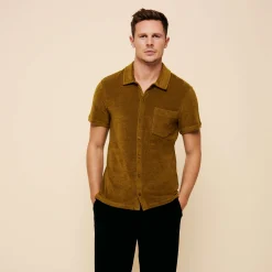 Vilebrequin Unisex Terry Bowling Shirt Solid*Men Loungewear