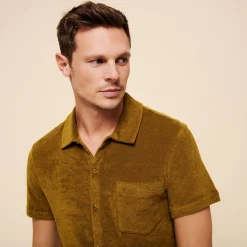 Vilebrequin Unisex Terry Bowling Shirt Solid*Men Loungewear