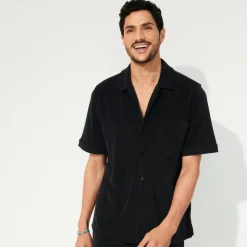 Vilebrequin Unisex Terry Bowling Shirt Solid*Men Loungewear