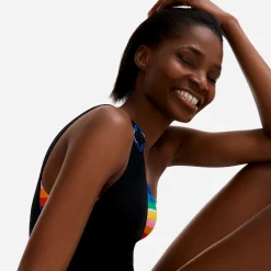 Vilebrequin Women Asymmetrical One Piece Swimsuit Rainbow Bandeau - X Jcc+ - Limited Edition*Women One-Piece
