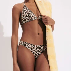 Vilebrequin Women Bikini Bottom Midi Brief Turtles Leopard*Women Brief