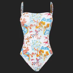 Vilebrequin Women Bustier One-Piece Swimsuit Peaceful Trees*Women One-Piece