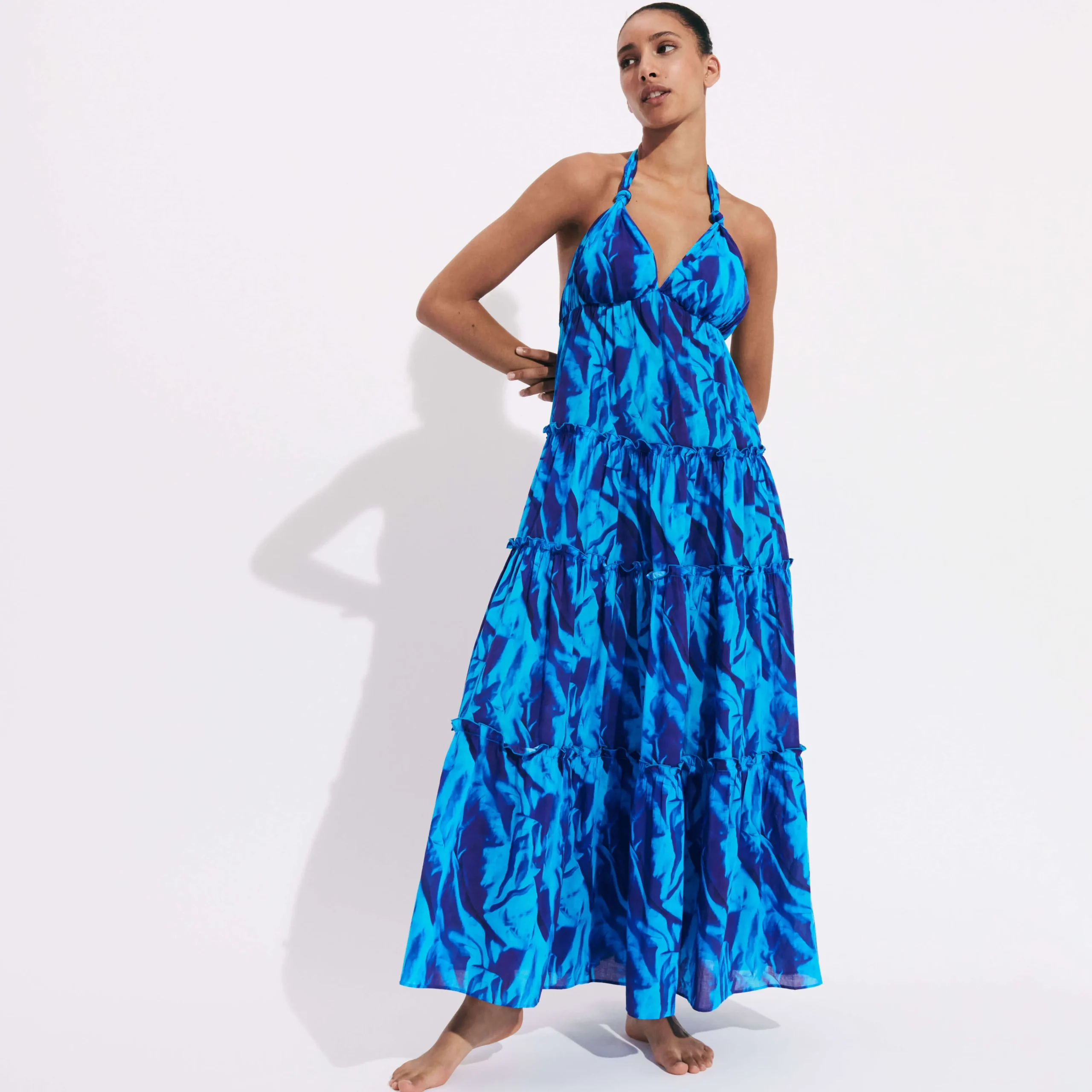 Vilebrequin Women Cotton Long Backless Dress Les Draps Froisses*Women Dresses