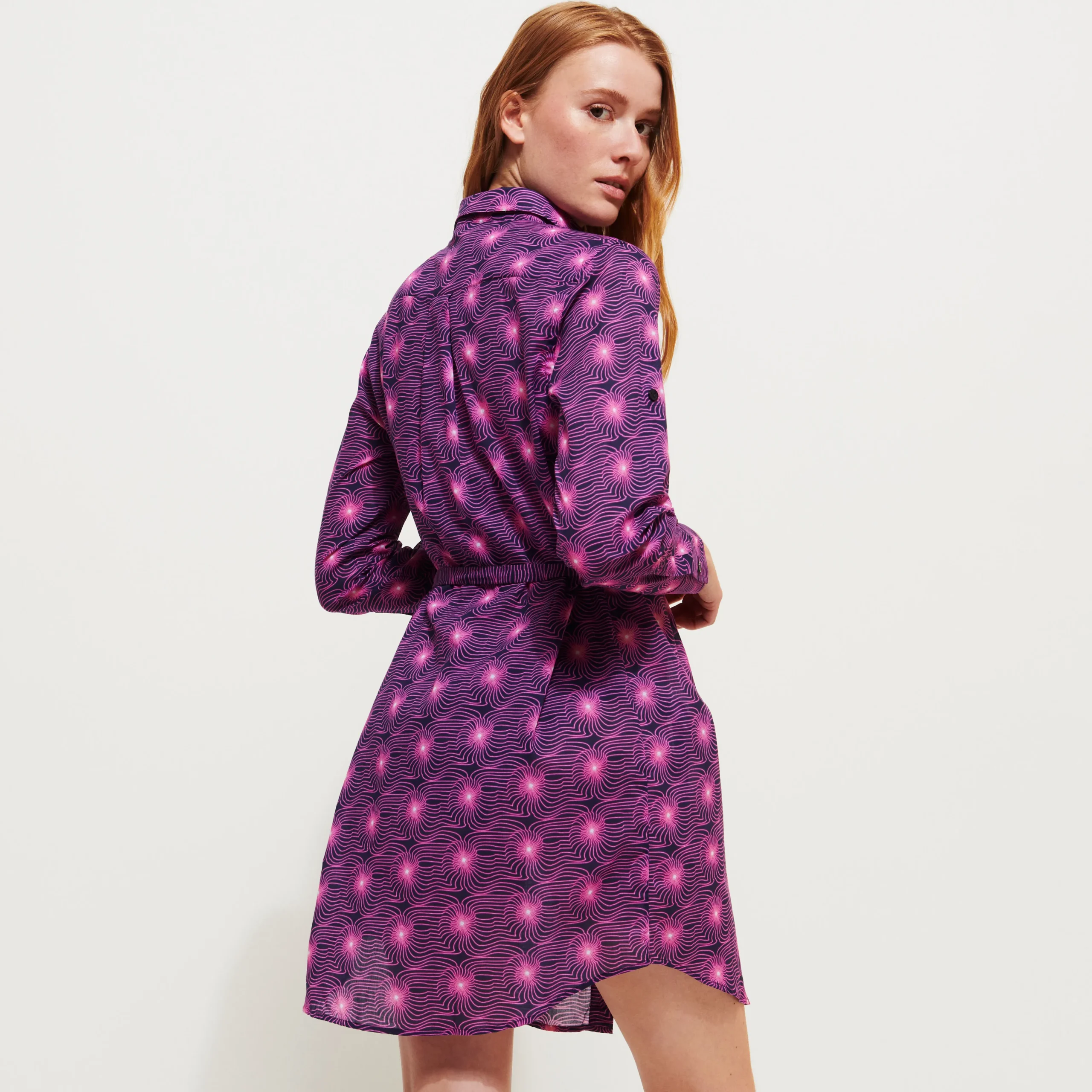 Vilebrequin Women Cotton Shirt Dress Hypno Shell*Women Dresses