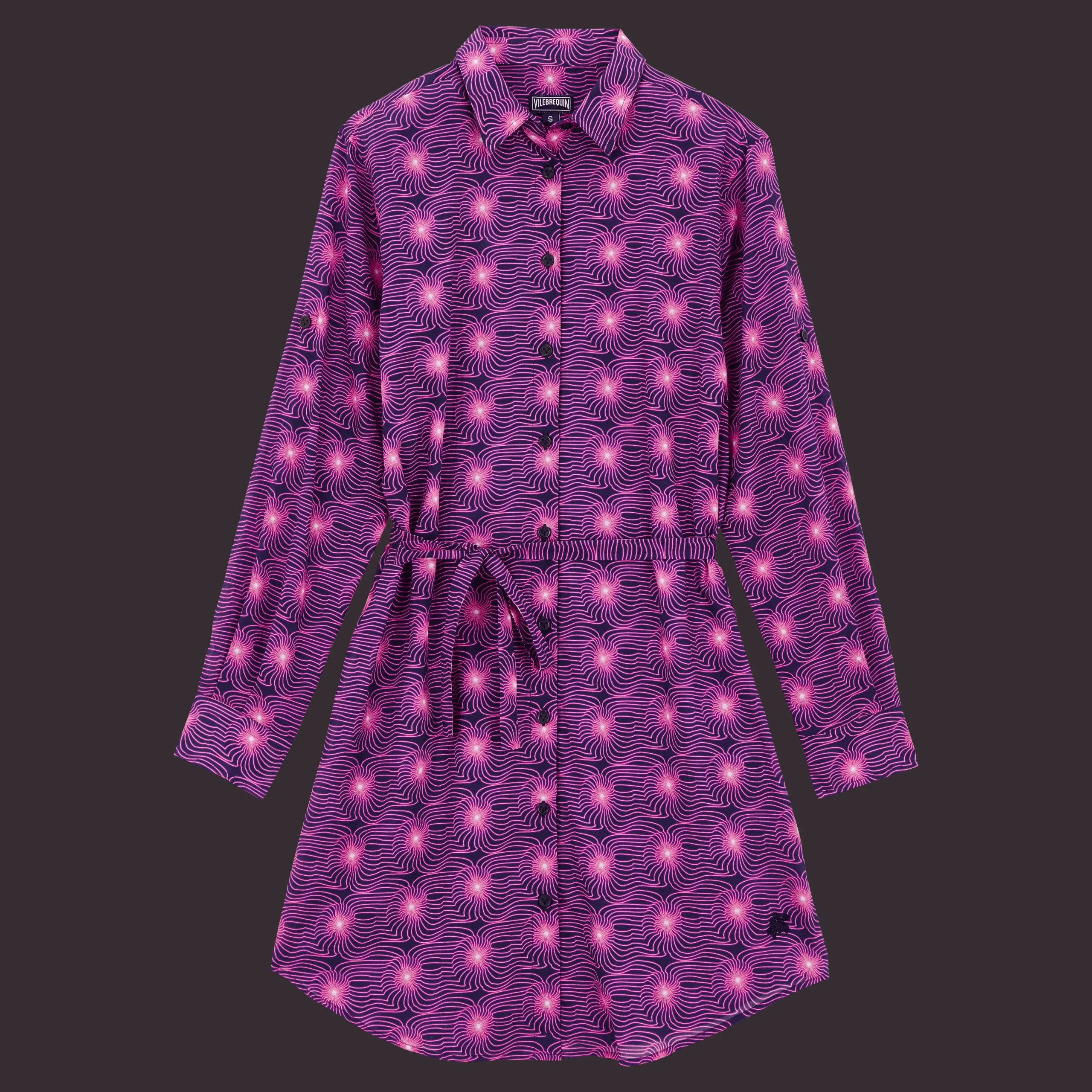 Vilebrequin Women Cotton Shirt Dress Hypno Shell*Women Dresses