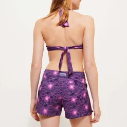 Vilebrequin Women Flatbelt Swim Short Hypno Shell*Women Shorties