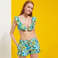 Vilebrequin Women Flatbelt Swimshort Butterflies*Women Shorties