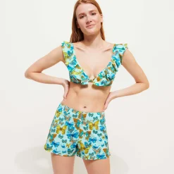 Vilebrequin Women Flatbelt Swimshort Butterflies*Women Shorties