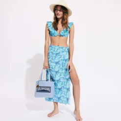 Vilebrequin Women Halter Bikini Top Flowers Tie & Dye*Women All Tops