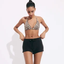 Vilebrequin Women Halter Bikini Top Turtles Leopard*Women All Tops