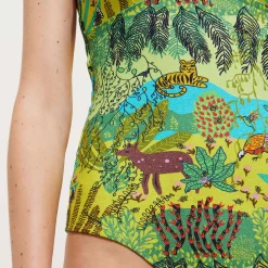 Vilebrequin Women Halter One-Piece Swimsuit Jungle Rousseau*Women One-Piece