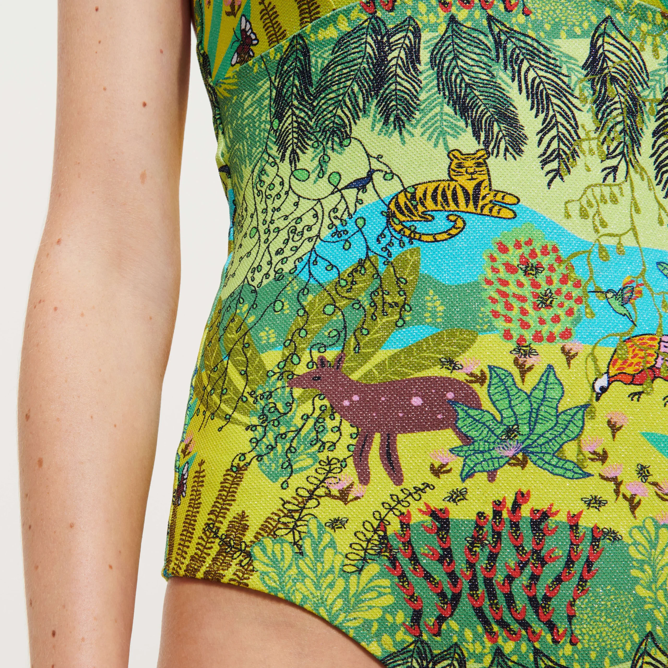 Vilebrequin Women Halter One-Piece Swimsuit Jungle Rousseau*Women One-Piece