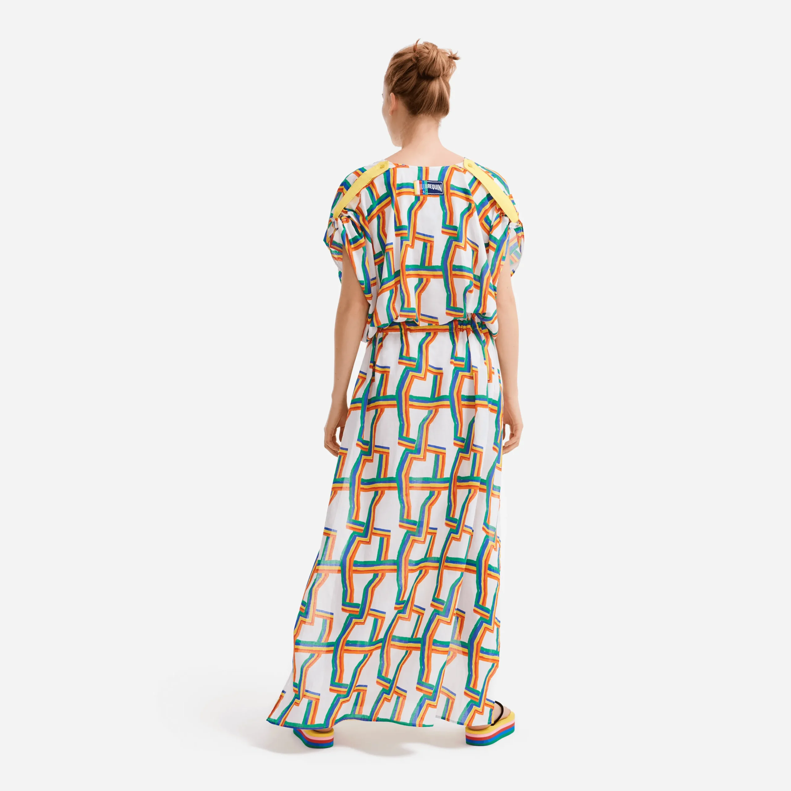 Vilebrequin Women Long Cover-Up In Cotton Voile Africain - X Jcc+ - Limited Edition*Women Cover-Ups
