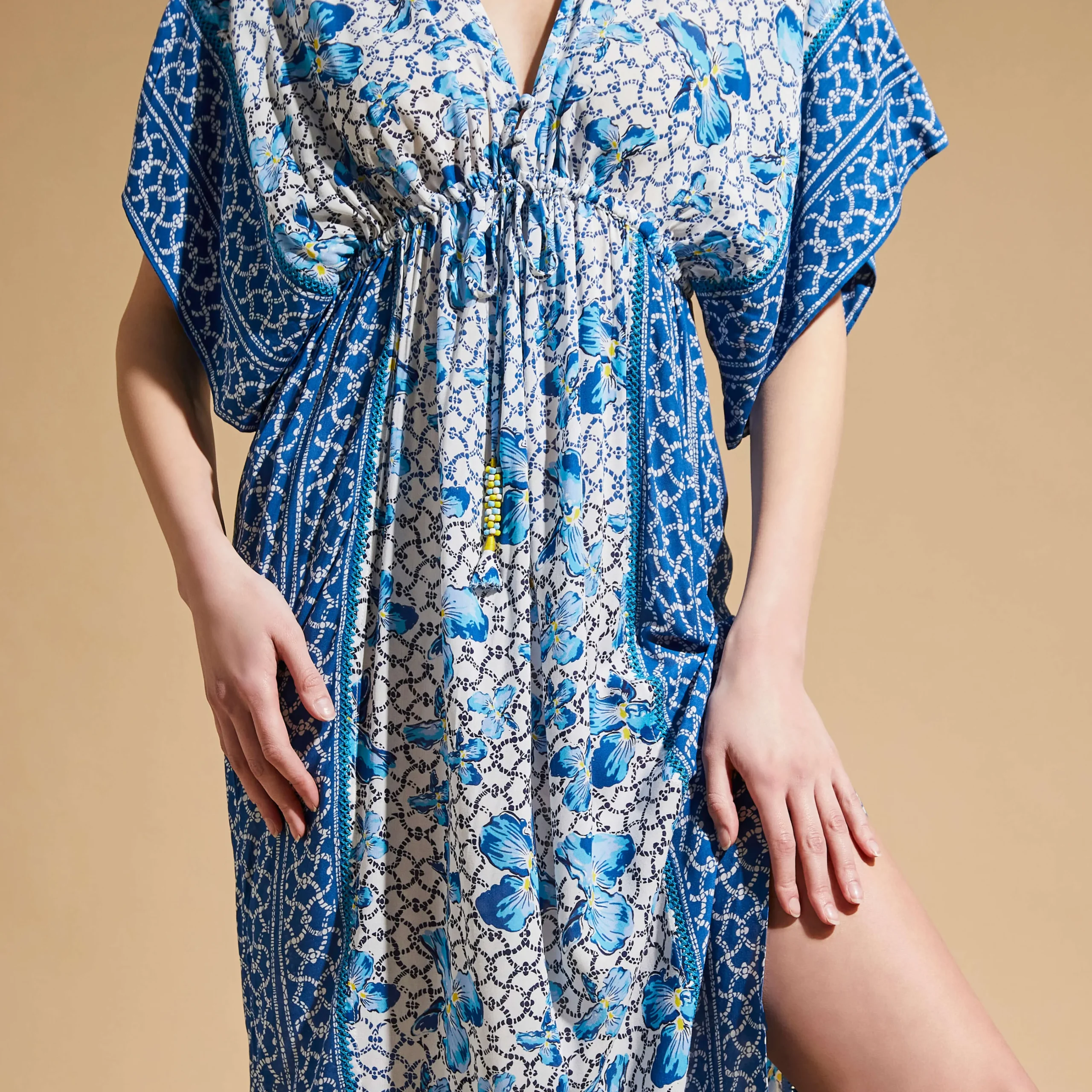 Vilebrequin Women Long Kaftan Iris Lace- X Poupette St Barth*Women Cover-Ups