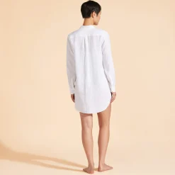 Vilebrequin Women Long Linen Shirt Solid*Women Cover-Ups