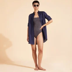 Vilebrequin Women Long Linen Shirt Solid*Women Cover-Ups