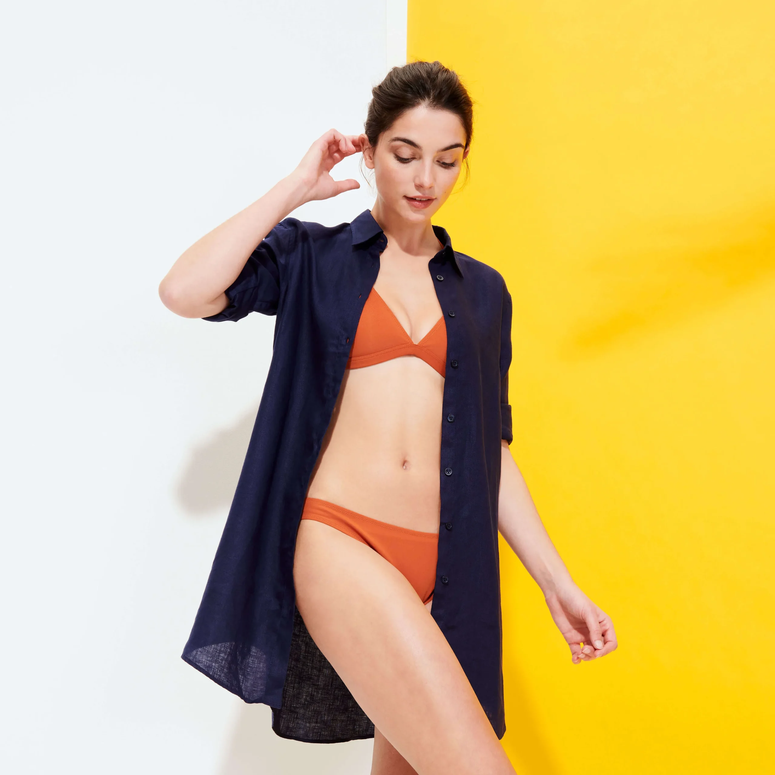 Vilebrequin Women Long Linen Shirt Solid*Women Cover-Ups