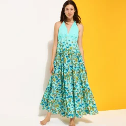 Vilebrequin Women Low Back And Long Cotton Dress Butterflies*Women Dresses