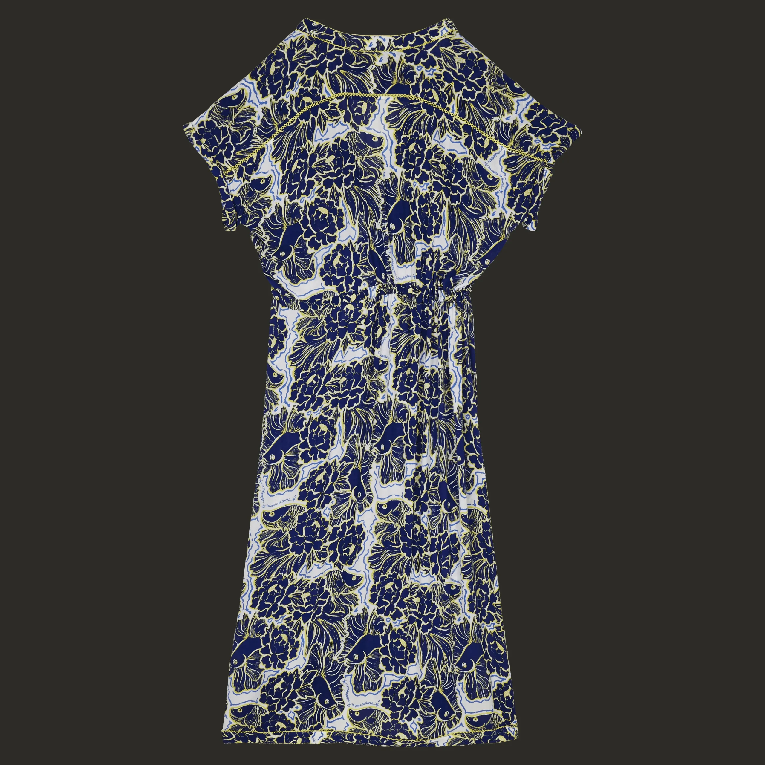 Vilebrequin Women Maxi Dress Hidden Fishes - X Poupette St Barth*Women Dresses