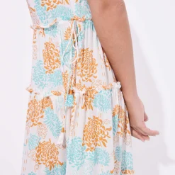 Vilebrequin Women Maxi Dress Iridescent Flowers Of Joy- X Poupette St Barth*Women Dresses
