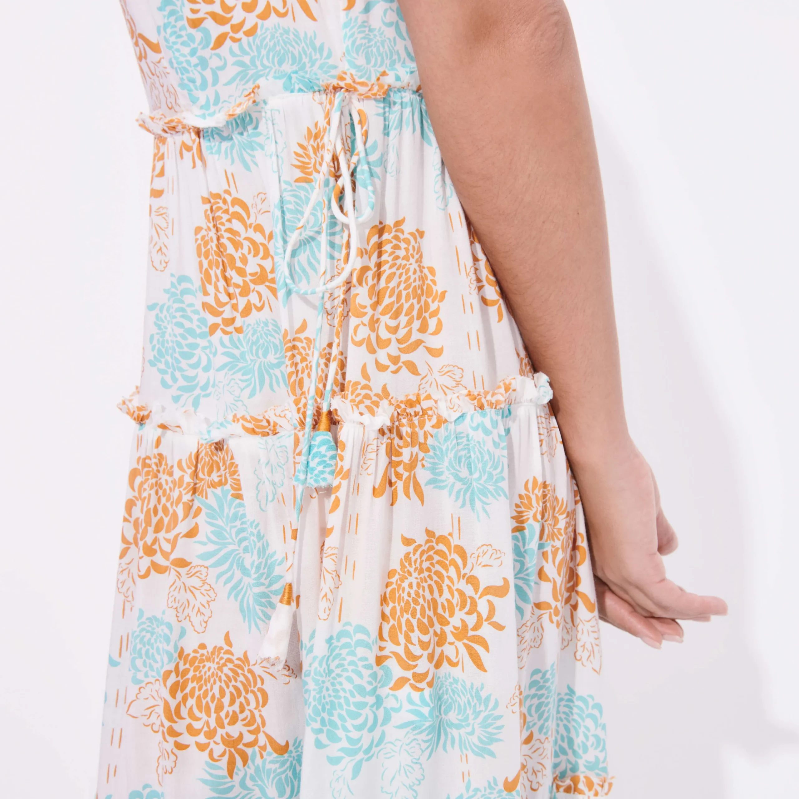 Vilebrequin Women Maxi Dress Iridescent Flowers Of Joy- X Poupette St Barth*Women Dresses