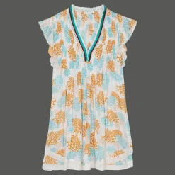 Vilebrequin Women Mini Dress Iridescent Flowers Of Joy- X Poupette St Barth*Women Dresses
