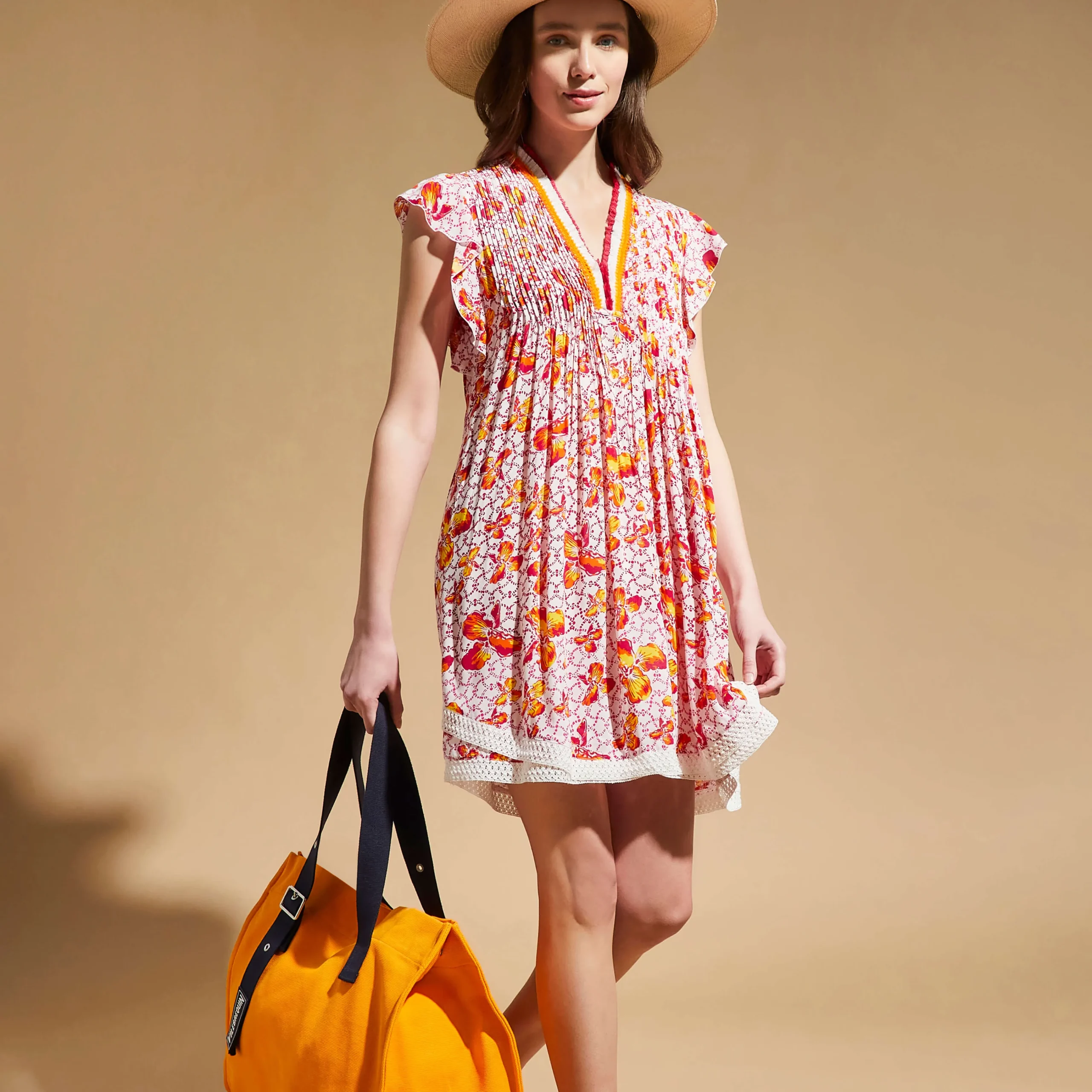 Vilebrequin Women Mini Dress Iris Lace- X Poupette St Barth*Women Dresses