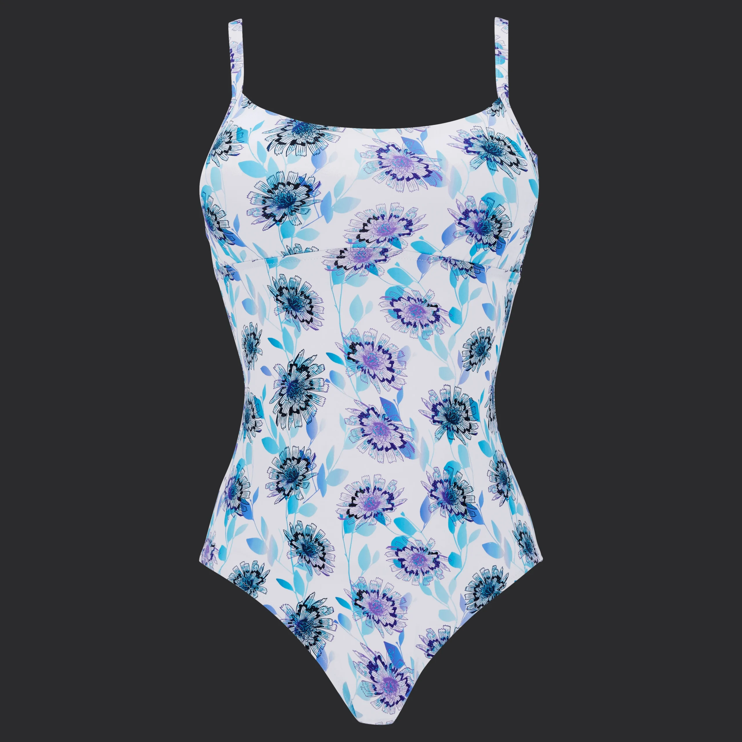 Vilebrequin Women Round Neckline One-Piece Swimsuit Flash Flowers*Women One-Piece