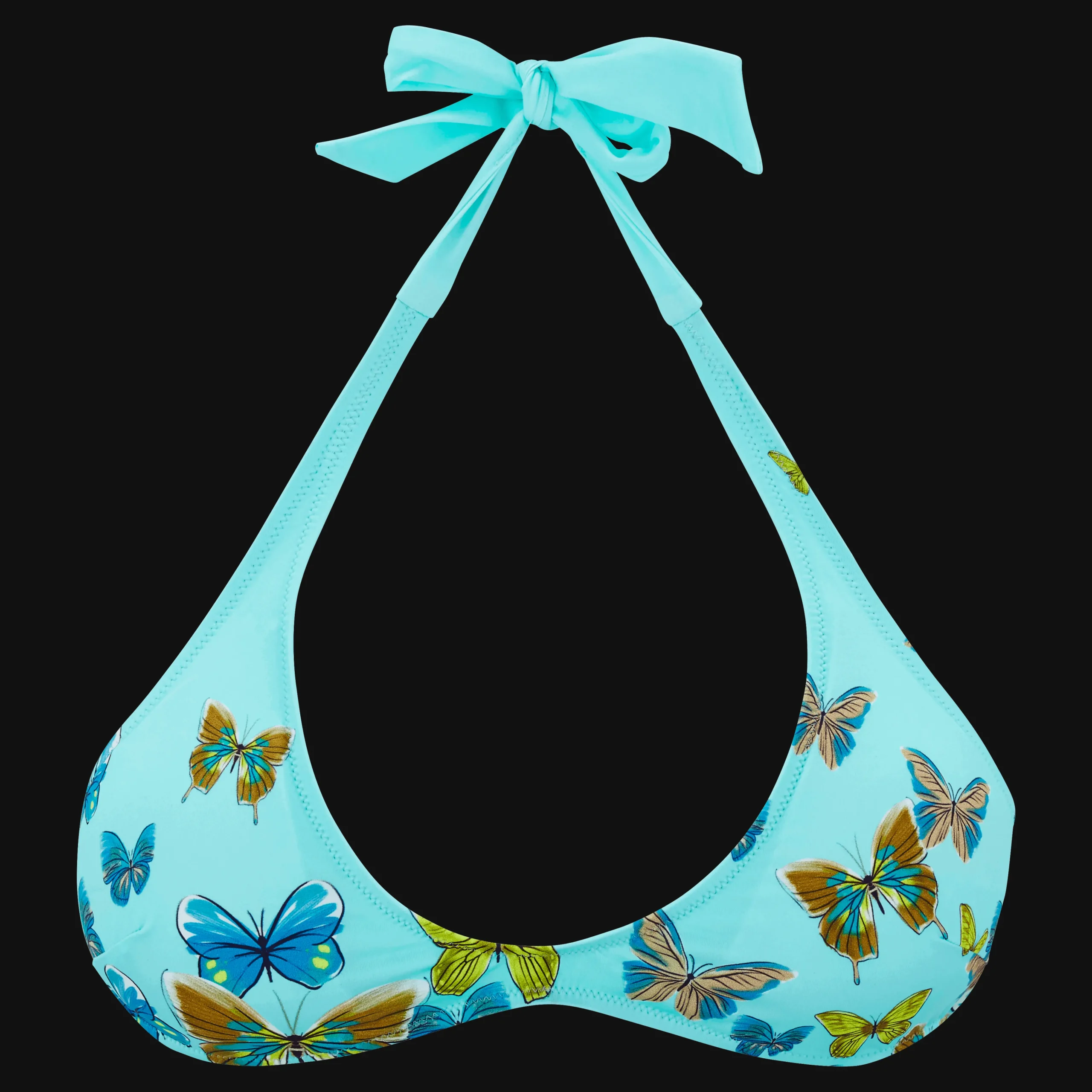 Vilebrequin Women Rounded Neckline Bikini Top Butterflies*Women All Tops