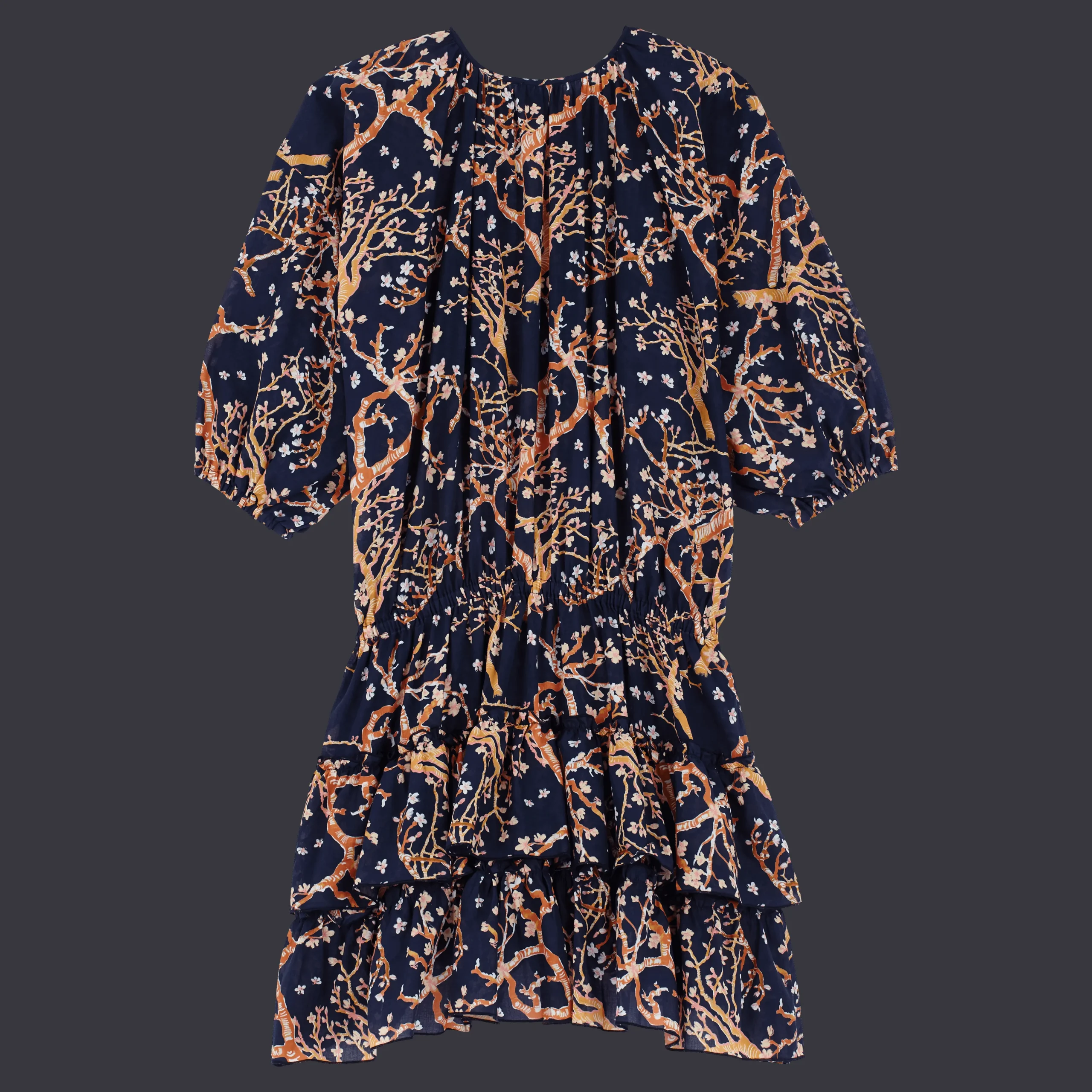 Vilebrequin Women Short Ruffles Cotton Dress Sweet Blossom*Women Dresses