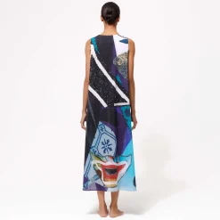 Vilebrequin Women Sleeveless Maxi Dress Envoutement - X Deux Femmes Noires*Women Cover-Ups